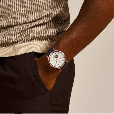 Fossil Townsman Automatic White Dial Men's Watch